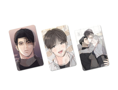 [in stock][collaboration cafe] No Love Zone × Daily Part-Time Job(Gig of the Day) : Daily Part-Time Job(Gig of the Day) Lenticular photo card SET
