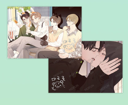 [collaboration cafe] Beyond Together 2nd : 4 Week Lover : Illustration art board set(2p)