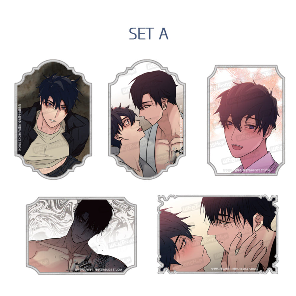 The Words in Your Snare : Cut-out Sticker Pack (2 types)