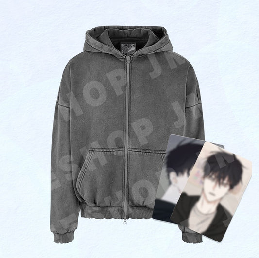 Low Tide in Twilight : Euihyun'S Hoodie Zip-Up