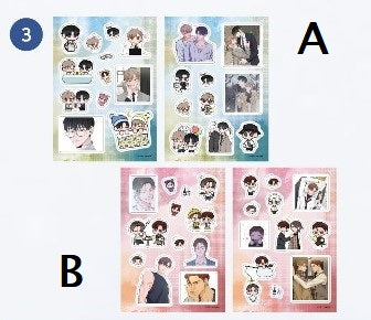 [collaboration cafe] My Suha : Half cut sticker set