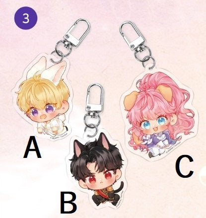 [collaboration cafe] When the Third Wheel Strikes Back : Acrylic Keyring