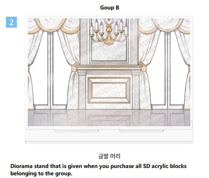 [pre-order][AcoShop] 20th Anniversary Goods : SD Acrylic Block