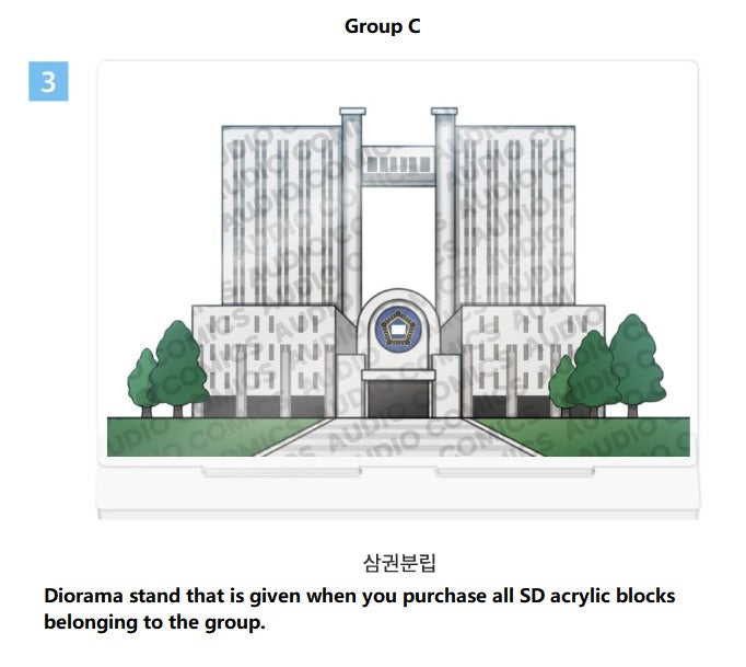 [pre-order][AcoShop] 20th Anniversary Goods : SD Acrylic Block