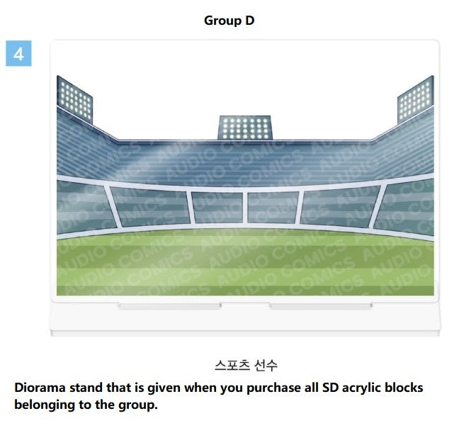 [pre-order][AcoShop] 20th Anniversary Goods : SD Acrylic Block