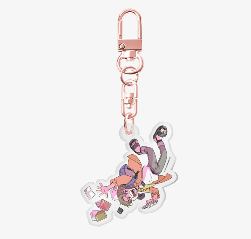[pre-order] my bias gets on the last train : Acrylic Keyring