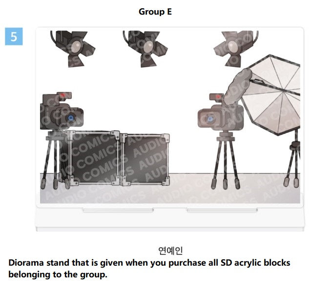 [pre-order][AcoShop] 20th Anniversary Goods : SD Acrylic Block