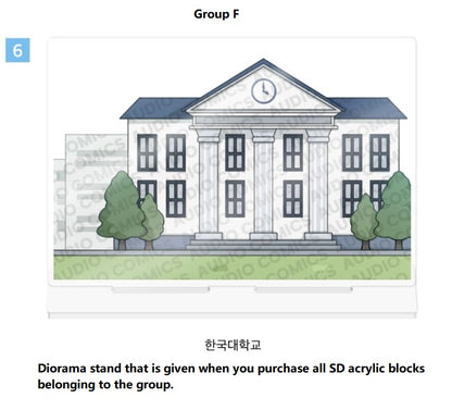 [pre-order][AcoShop] 20th Anniversary Goods : SD Acrylic Block