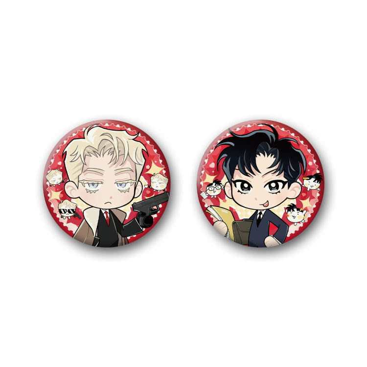 [pre-order] Roses and Champagne : SD Can Badge set(58mm)