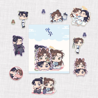 [collaboration cafe] Frenemies: Thicker Than Blood : Removable Sticker Pack 12P