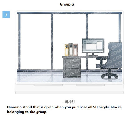 [pre-order][AcoShop] 20th Anniversary Goods : SD Acrylic Block