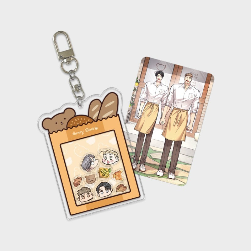 [pre-order][Fantazit Cafe] Honey Bear : Acrylic Shaker + Photocard