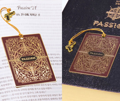 PASSION : Metal Charm Bookmark