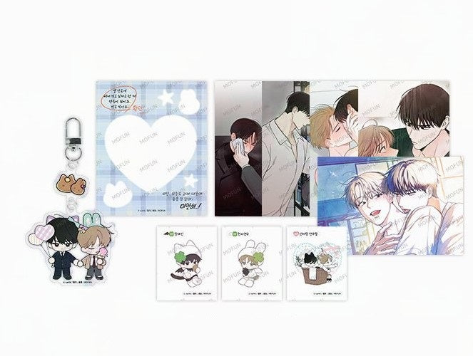 [collaboration cafe] December : Heart Acrylic Keyring Set