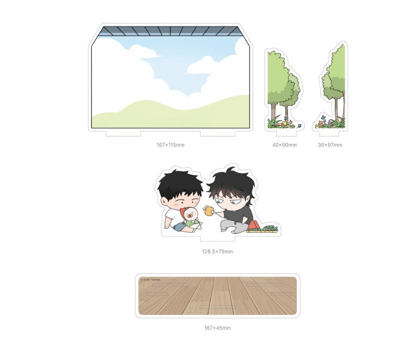 [pre-order][collaboration cafe] Our Sunny Days : BIG Multi Postcard Stand