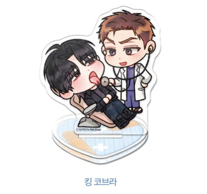 Mr. Blue Webtoon Acrylic Block