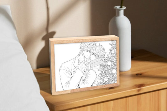 [pre-order] Cherry Blossoms After Winter : LED Photo Frame wood edition