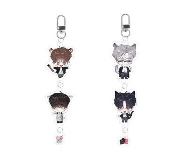 [collaboration cafe] Author Zec(Lover Boy, Sparkling Baby) : Acrylic Keyring