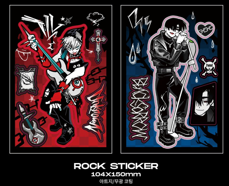 [pre-order] ALIEN STAGE : IVAN & TILL Rock Sticker by VIVINOS