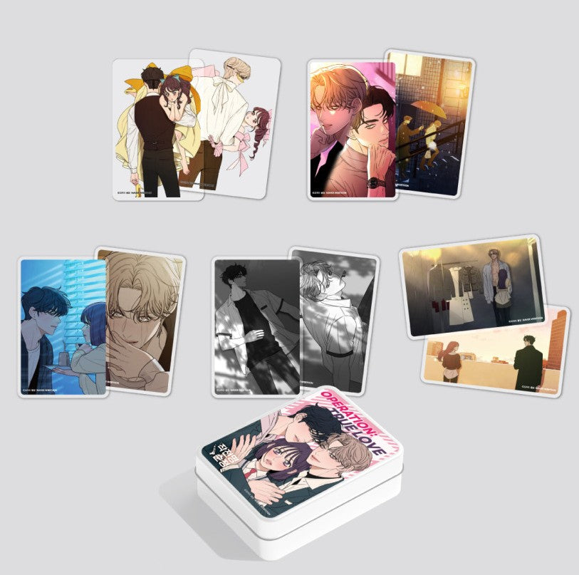 [pre-order] Webtoon Friends Originals : Photo Card & Tin Case Set : Operation: True Love, Youth of Revelation, Falling For It... etc