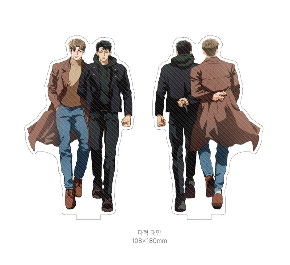 オトメイト　AAS　アクスタ他　ギスラン closed][collaboration cafe] Killer Crush : Acrylic Stand(both side