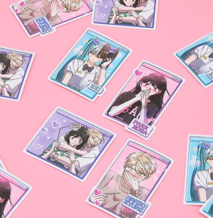 Villain with a Crush : Sticker Pack