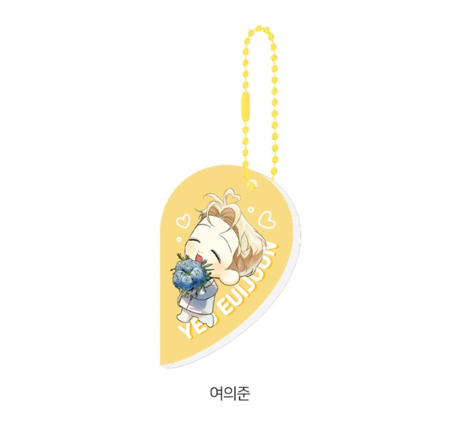 [collaboration cafe] The Dangerous Convenience Store : Wedding SD Magnet Couple keyring set