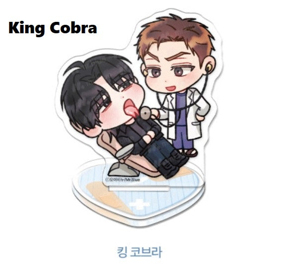 Mr. Blue Webtoon Acrylic Block