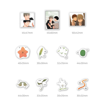 [Closed] The Shape of Your Love : Tin Case Sticker SET