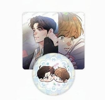 [Mofun Cafe 2nd] Love history caused by willful negligence : Mirror Button Set