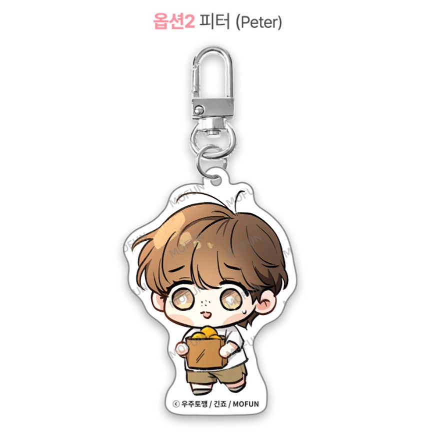 [ready to ship][collaboration cafe] Love History Caused by Willful Negligence : Acrylic Keyring