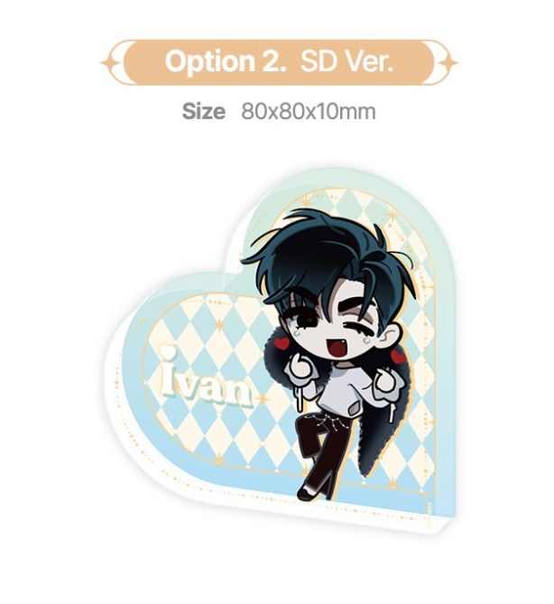 ALIEN STAGE : IVAN act.IV Heart Acrylic Block – nemo it store