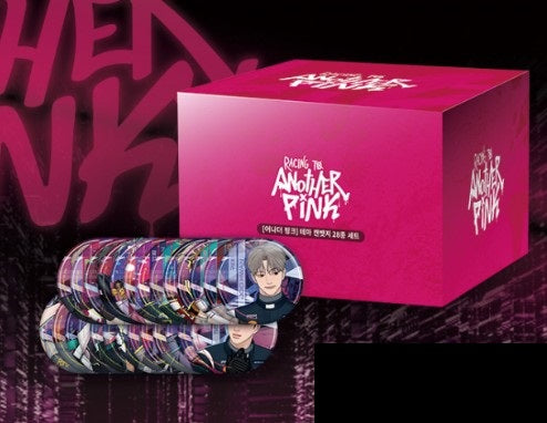 [pre-order][BOMTOON POP-UP][10th Anni. Home Party][Racing to Another Pink] 10th anni. Theme Can badge Full set