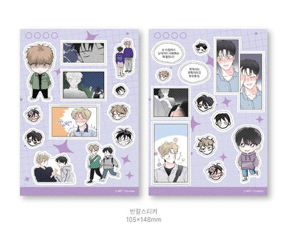 [Collaboration cafe] Worth the Wait : Half sticker set