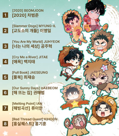 [Monthly Star Sign] LEO ACRYLIC KEYRING