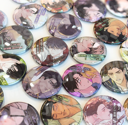 [BOMTOON POP-UP][10th Anni. Home Party][Märchen] Theme Can Badge Complete Set