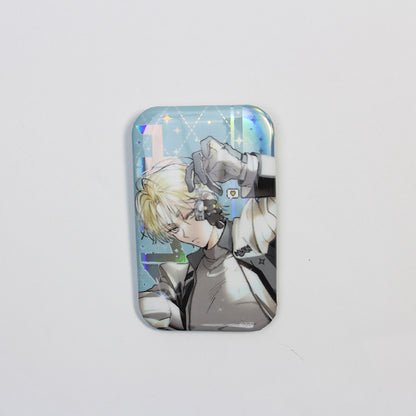 A World Without You : Square Holographic Badge Set (2 Designs)