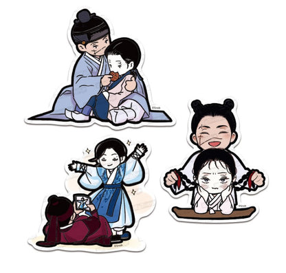 Steel Under Silk : Big Cut-Out Stickers