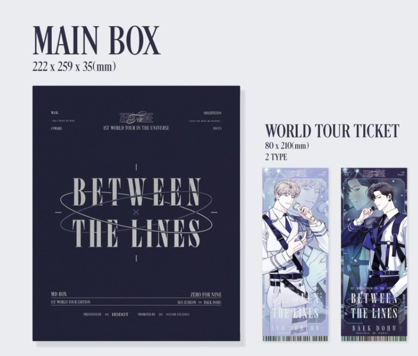 pre-order] Between the Lines : 1st World Tour Edition MD Box