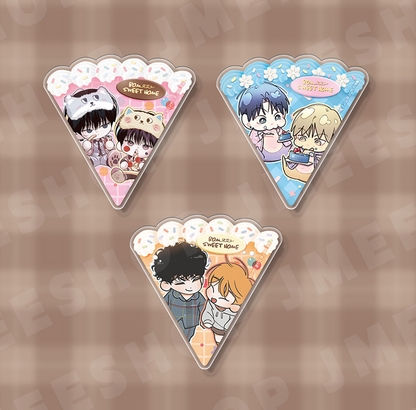 [pre-order][BOMTOON POP-UP][10th Anni. Home Party][BOM sweet HOME] Cake Acrylic Magnet