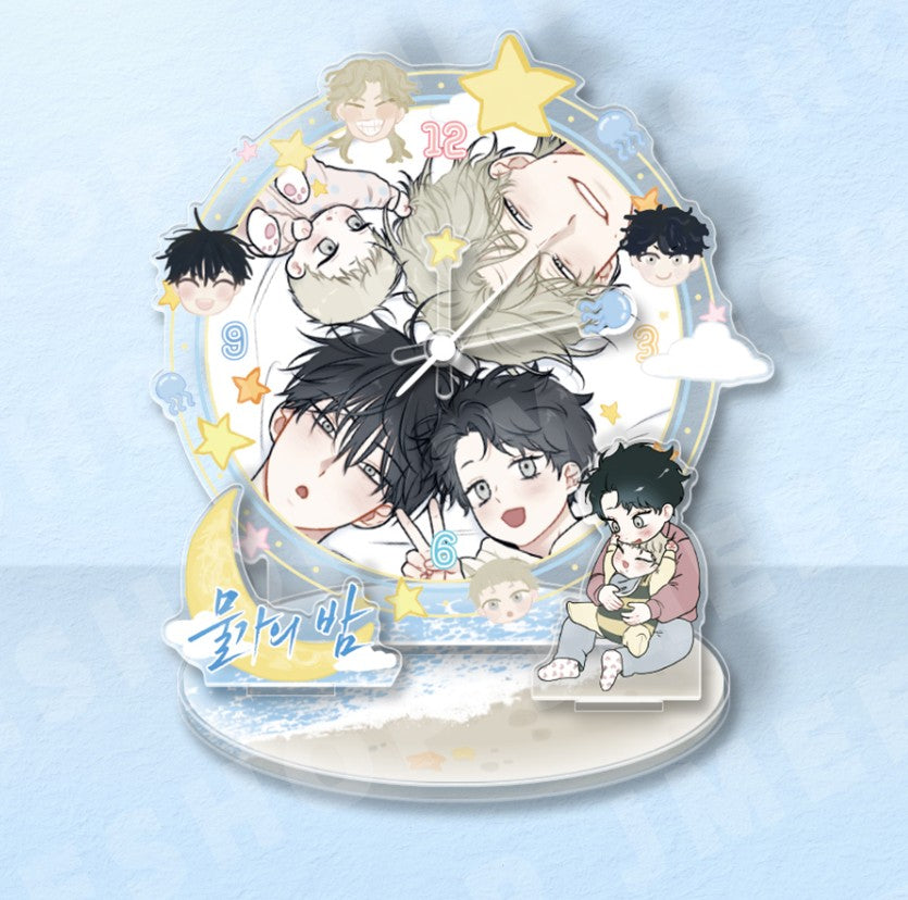 Low Tide in Twilight : Acrylic Clock