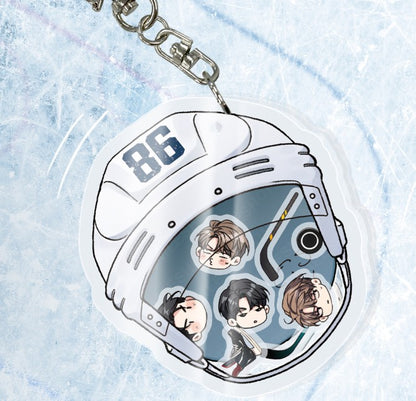[LEBOM CAFE] MELTING POINT : Acrylic Shaker Keyring