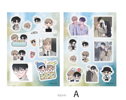 [collaboration cafe] My Suha : Half Cutting Sticker SET