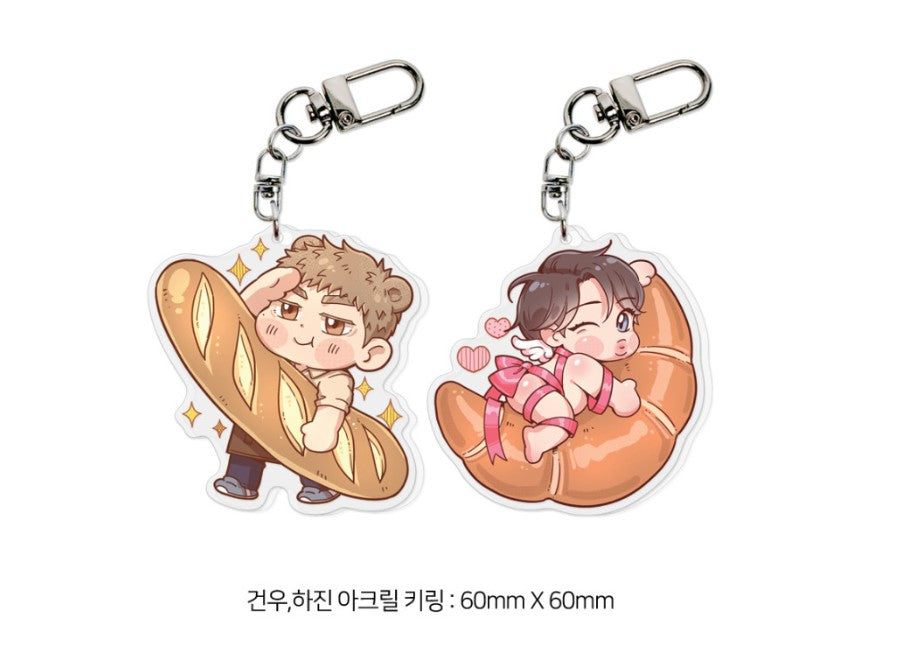 [collaboration cafe] Honey Bear : Acrylic Keyring