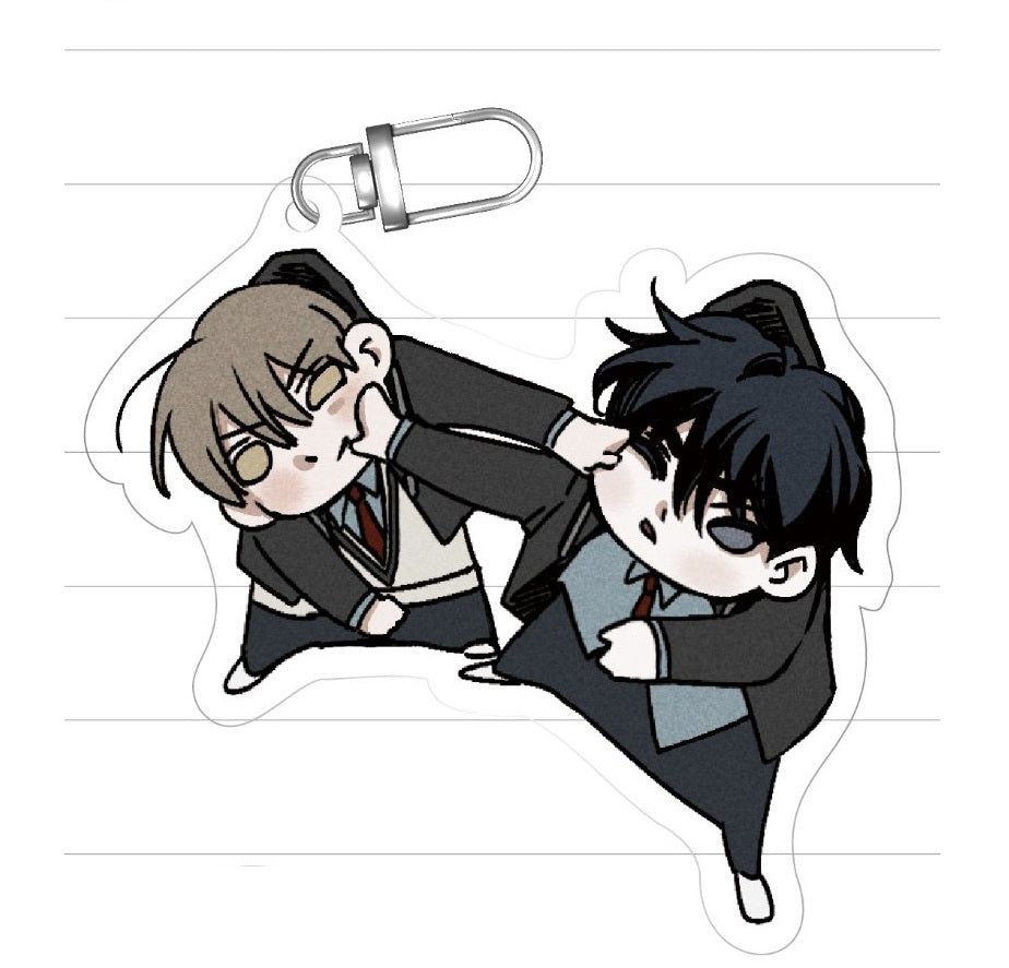 [Be On Cafe] Friend or Faux : Acrylic Keyring