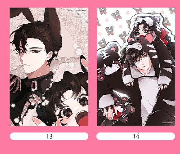[pre-order] The Male Lead's Little Lion Daughter : Postcards, 14 Types