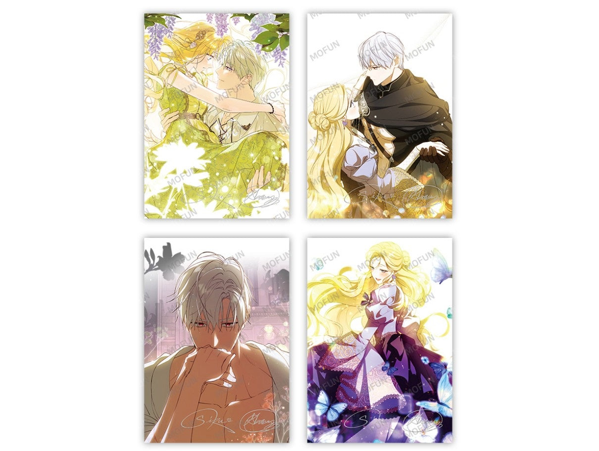 [pre-order][collaboration cafe] How to Win My Husband Over : Illustration art board set(4p)