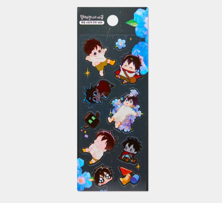 On the Way to Meet Mom : transparent stickers