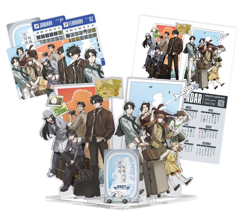 [pre-order]Omniscient Reader's Viewpoint : 2027 Travel Acrylic Diorama Calendar + 2027 Eposode Desk Calendar