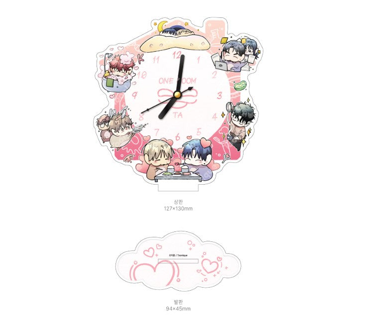 [collaboration cafe] One-Room TA : Acrylic Clock